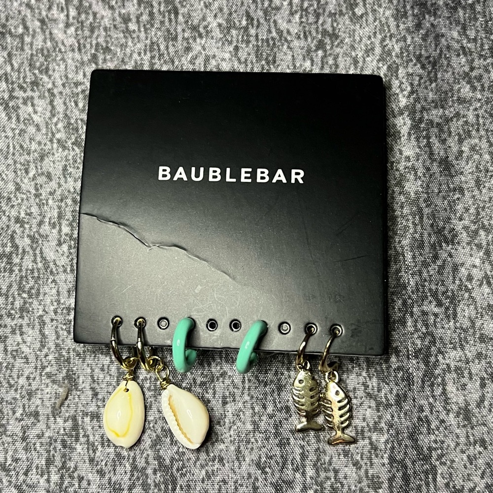 Baublebar Earrings (3 pairs)